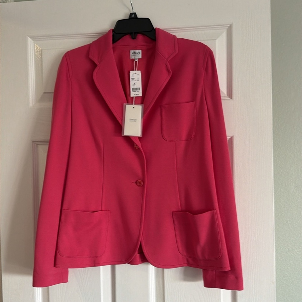 Womens Hot Pink Blazer Jacket